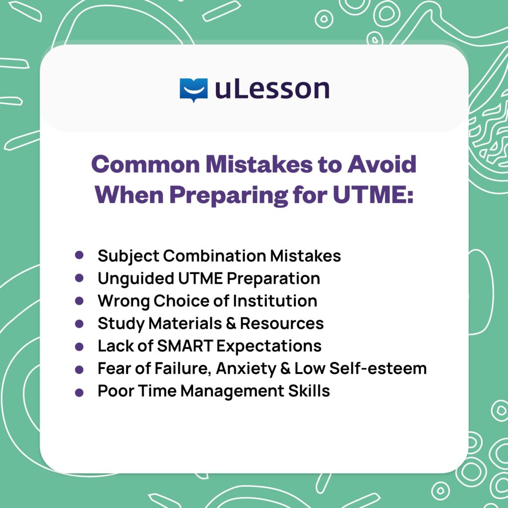 Things to avoid when preparing for JAMB