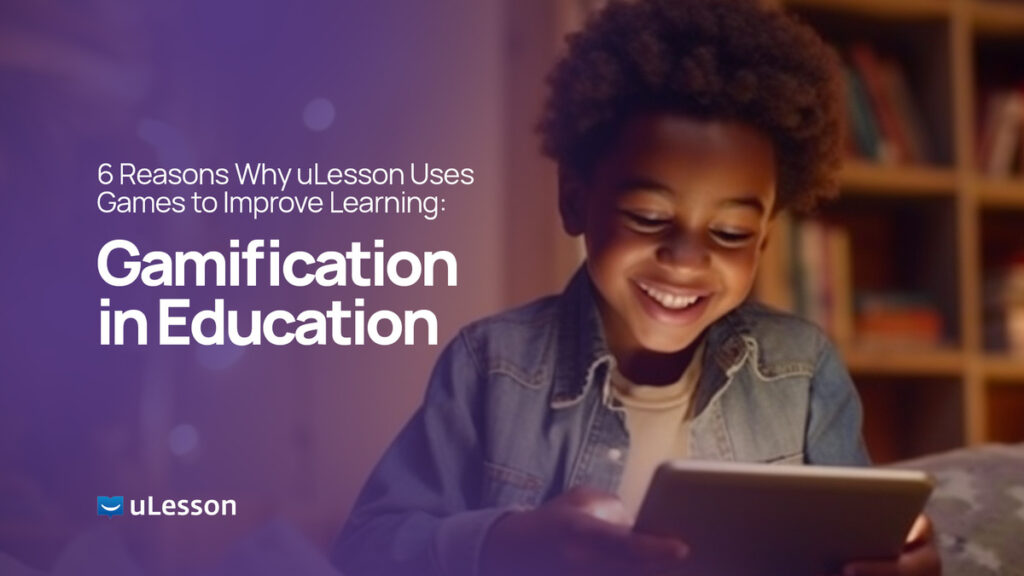 A boy playing game on his phone: gamification in learning.